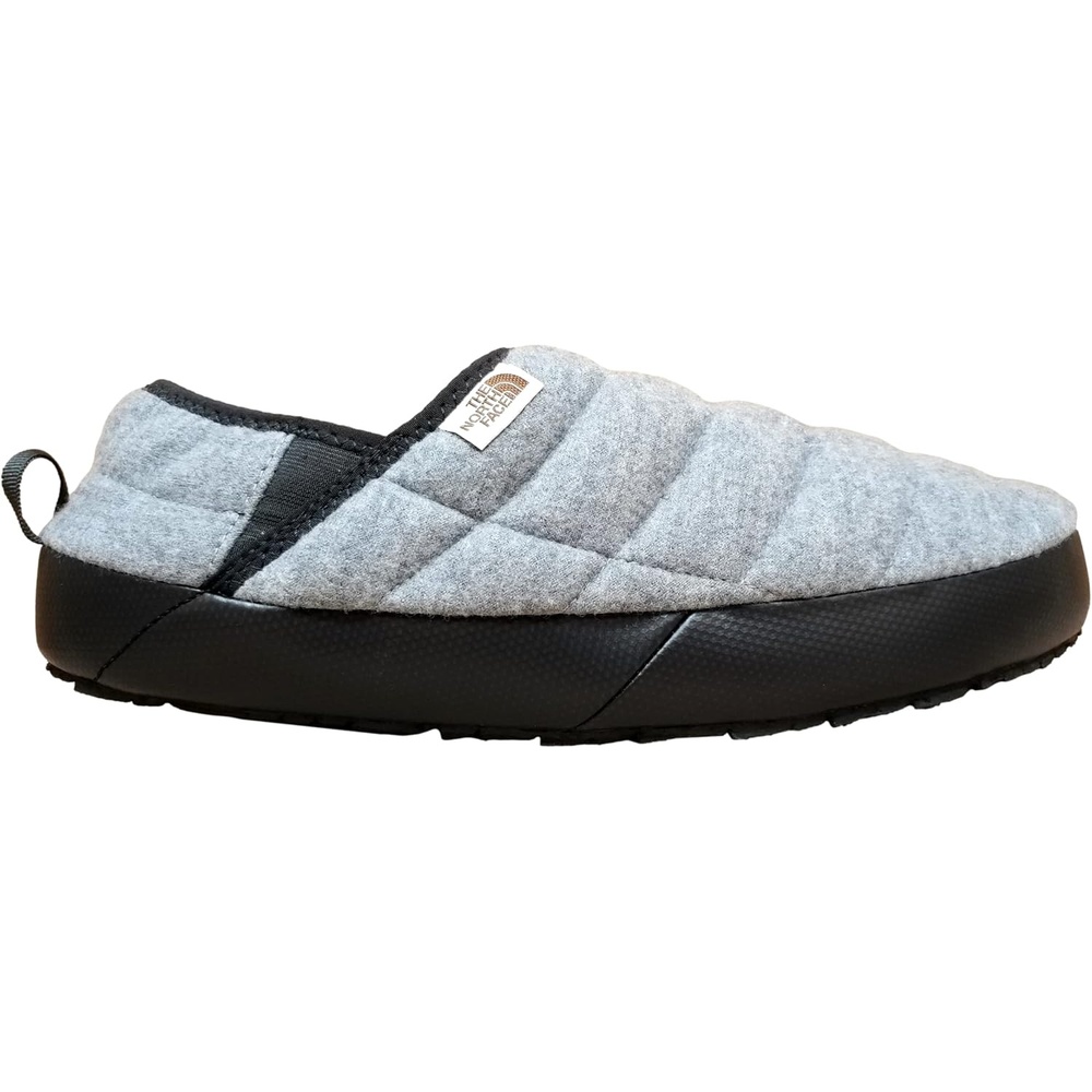 imageTHE NORTH FACE Mens Thermoball Traction Mule V Winter Shoe Insulated amp Water Repellent Rubber OutsoleGrey Wool