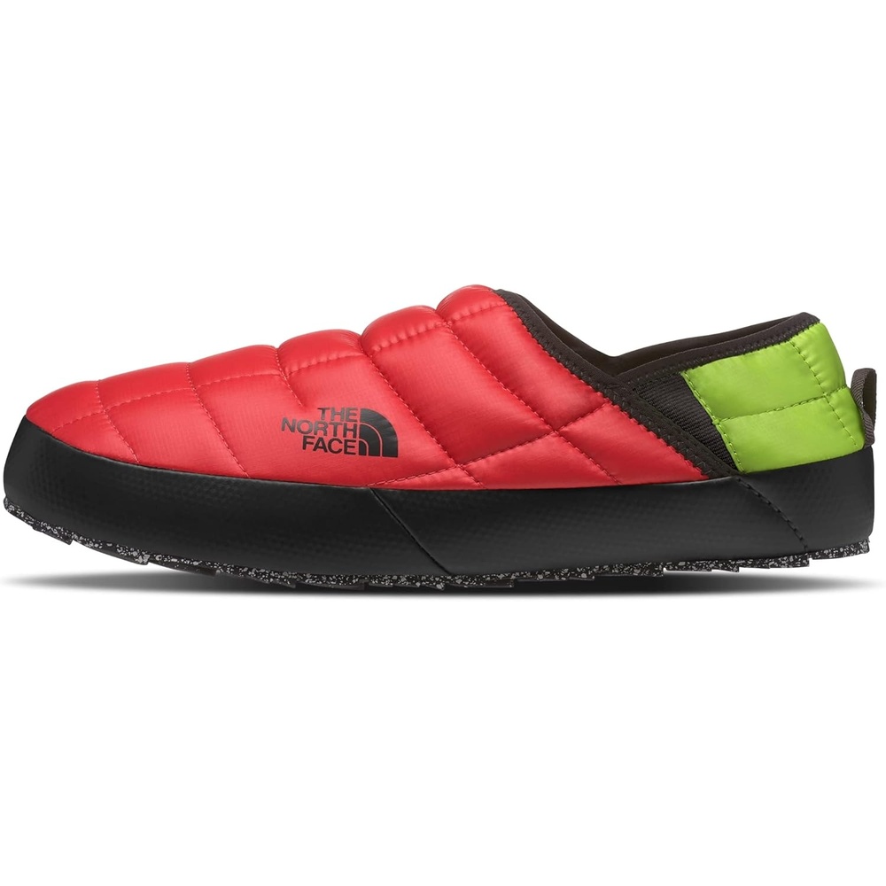 imageTHE NORTH FACE Mens Thermoball Traction Mule V Winter Shoe Insulated amp Water Repellent Rubber OutsoleHorizon Red Tnf Black