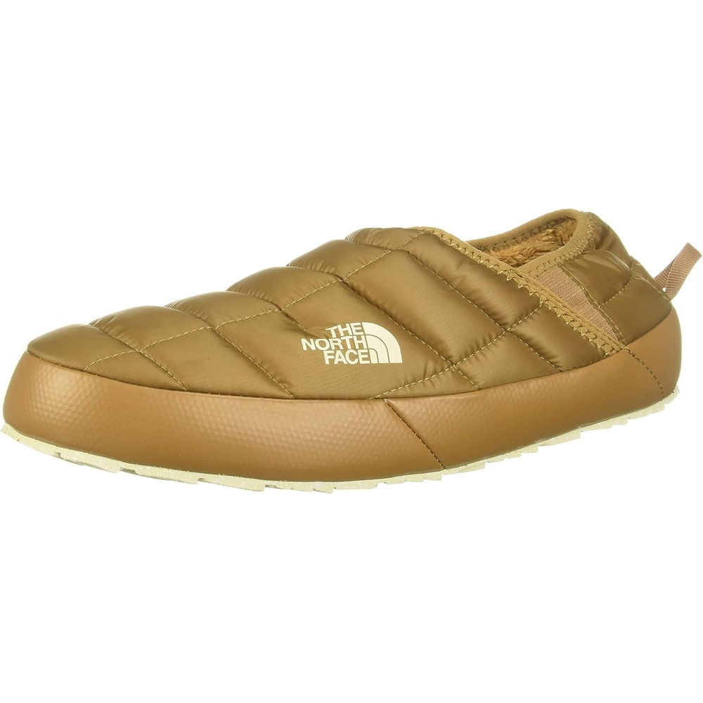 imageTHE NORTH FACE Mens Thermoball Traction Mule V Winter Shoe Insulated amp Water Repellent Rubber OutsoleUtility Braun Bleached Sand
