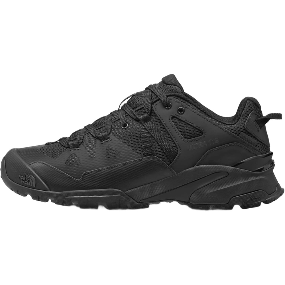 imageTHE NORTH FACE Mens Ultra 112 Waterproof Hiking Shoe Ripstop Leather Rubber Outsole With 5mm LugsTnf BlackTnf Black
