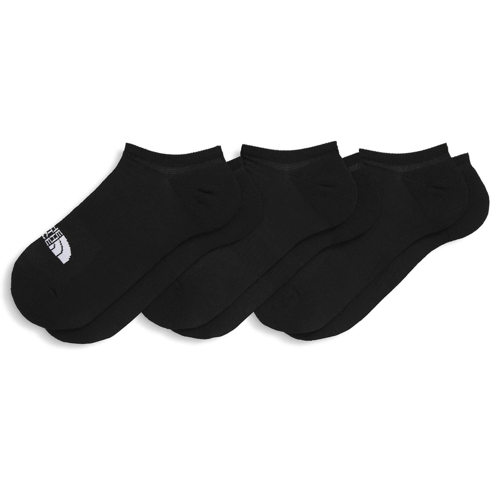imageTHE NORTH FACE Multisport Invisible Sock 3pack Breathable No Show Socks for Men amp Women Light Cushion amp Ribbed CuffTnf Black