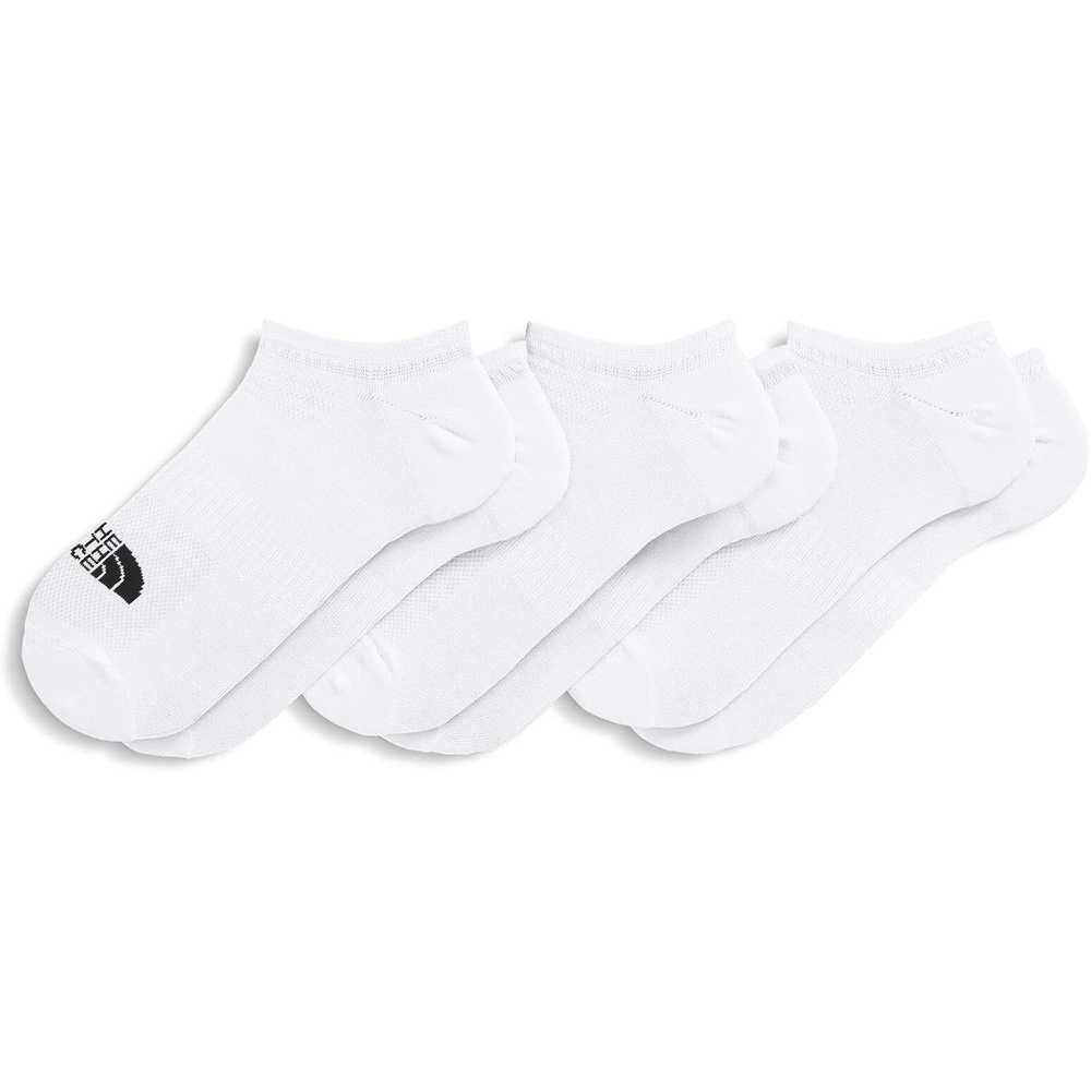 imageTHE NORTH FACE Multisport Invisible Sock 3pack Breathable No Show Socks for Men amp Women Light Cushion amp Ribbed CuffTnf White