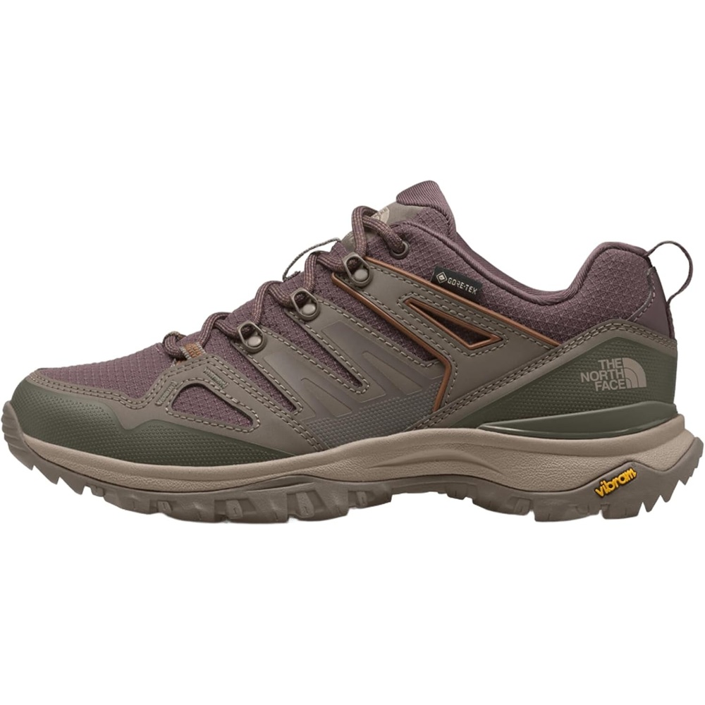 imageTHE NORTH FACE Womens Hedgehog Goretex Hiking Shoe Waterproof Cushioned Rubber Outsole amp Flexible HeelTawny QuartzNew Taupe Green