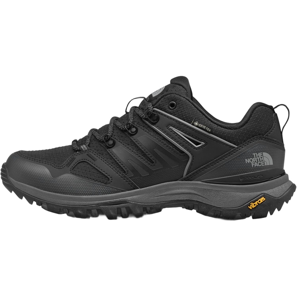 imageTHE NORTH FACE Womens Hedgehog Goretex Hiking Shoe Waterproof Cushioned Rubber Outsole amp Flexible HeelTnf BlackAsphalt Grey