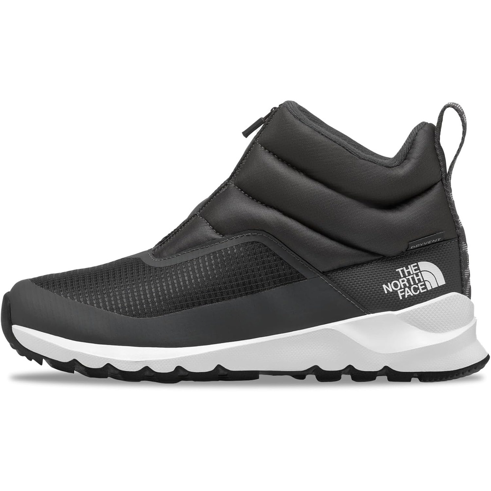 imageTHE NORTH FACE Womens Thermoball Progressive Zip Up II Snow Boot Insulated amp Waterproof Rubber OutsoleAnthracite GreyWhite Ash