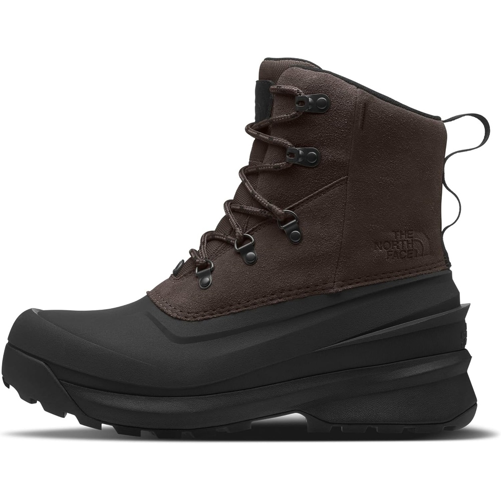 imageThe North Face Mens Chilkat V Laceup Waterproof Snow Boot 200g of Premium InsulationCoffee BrownTnf Black