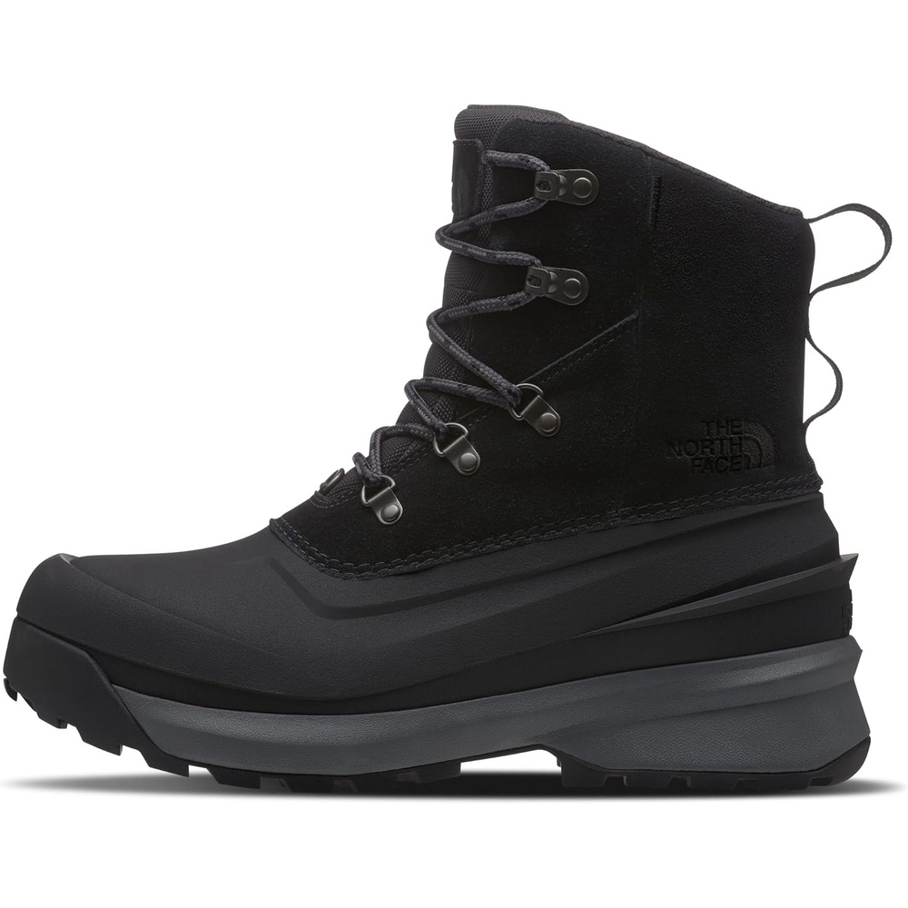 imageThe North Face Mens Chilkat V Laceup Waterproof Snow Boot 200g of Premium InsulationTnf BlackAsphalt Grey