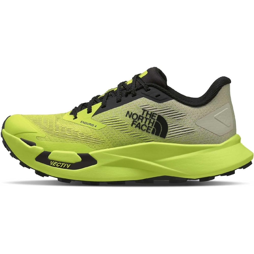 imageThe North Face Mens Vectiv Enduris 4 Trail Running Shoe  CushionedFizz LimeTnf Black