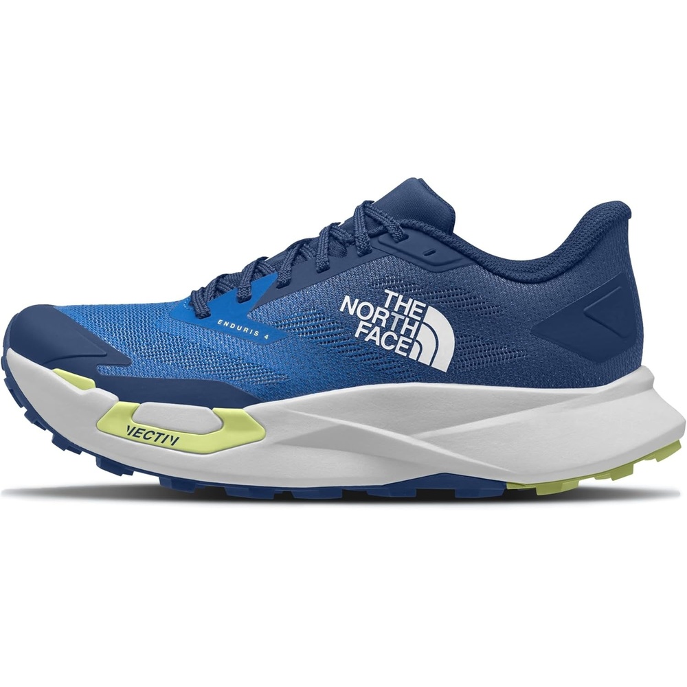 imageThe North Face Mens Vectiv Enduris 4 Trail Running Shoe  CushionedHero BlueSun Fog