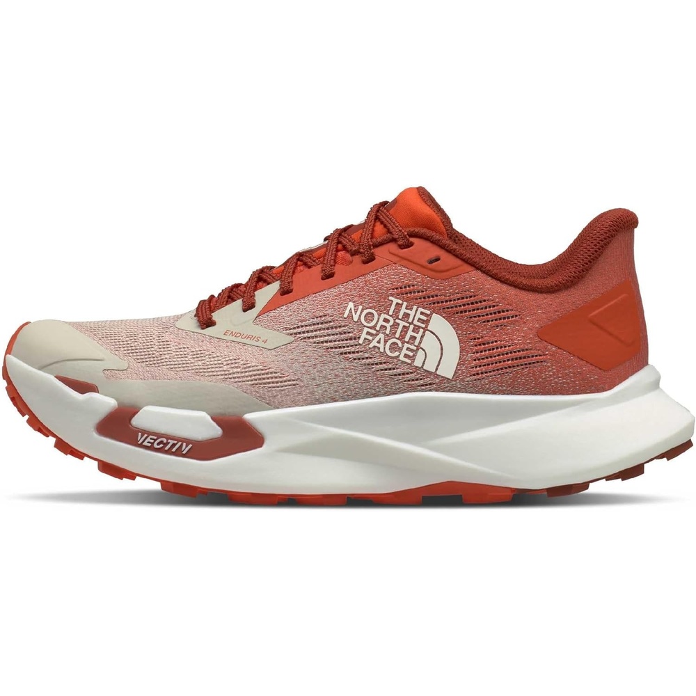 imageThe North Face Mens Vectiv Enduris 4 Trail Running Shoe CushionedLava RedCalacatta