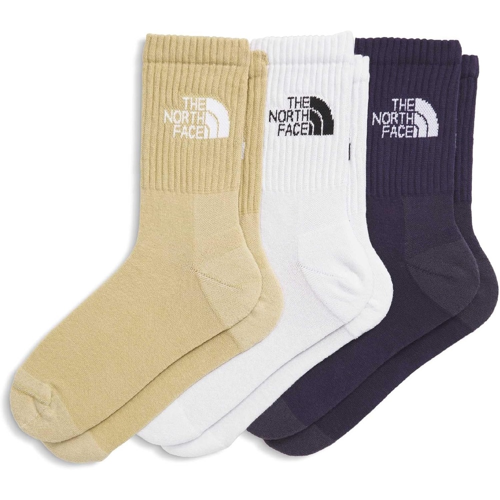 imageThe North Face Unisex Everyday Standard Crew Sock 3pack Casual Socks for Men amp Women Padded amp Breathable Ergonomic Toe Box