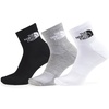 imageTHE NORTH FACE Multisport Cush Quarter Sock  3pack Breathable Athletic Socks for Men amp Women Light Cushion amp Ribbed CuffBlack Assorted