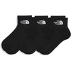 imageTHE NORTH FACE Multisport Cush Quarter Sock  3pack Breathable Athletic Socks for Men amp Women Light Cushion amp Ribbed CuffTnf Black