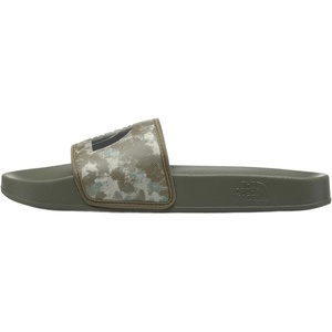 THE NORTH FACE Men’s Base Camp Slide III Sandal | Highly Cushioned, Durable TPU Strap & Rubber Outsole(Military Olive Stippled Camo Print/Tnf Black)