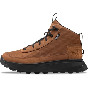 THE NORTH FACE Men’s Bergen Mid Waterproof Hiking Boot | Insulated Snow Shoe With 4.5mm Lugs(Burnt Umber/Tnf Black)
