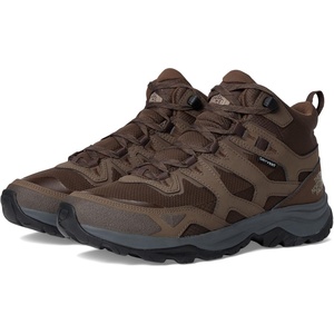 THE NORTH FACE Men’s Hedgehog 3 Waterproof Hiking Boot | Ripstop Leather Upper, Rubber Outsole(Smokey Brown/Demitasse Brown)