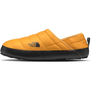 THE NORTH FACE Men’s Thermoball Traction Mule V Winter Shoe | Insulated & Water Repellent, Rubber Outsole(Summit Gold/Tnf Black)