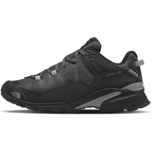 THE NORTH FACE Men’s Ultra 112 Waterproof Hiking Shoe | Ripstop Leather, Rubber Outsole With 5mm Lugs(Asphalt Grey/Tnf Black)