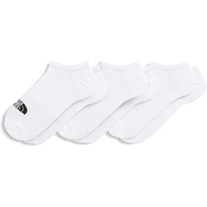 THE NORTH FACE Multisport Invisible Sock | 3-pack, Breathable No Show Socks for Men & Women, Light Cushion & Ribbed Cuff(Tnf White)