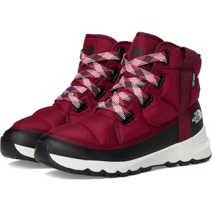 THE NORTH FACE Women’s Thermoball Lace Up Luxe Waterproof Boot | Insulated Winter Boots With Collar(Beetroot/Tnf Black)
