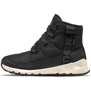 THE NORTH FACE Women’s Thermoball Lace Up Luxe Waterproof Boot | Insulated Winter Boots With Collar(Tnf Black/Asphalt Grey)