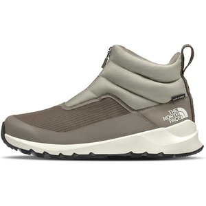 THE NORTH FACE Women’s Thermoball Progressive Zip Up II Snow Boot | Insulated & Waterproof, Rubber Outsole(Clay Grey/Cavern Grey)