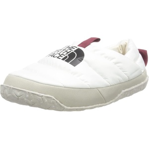 THE NORTH FACE Women’s Thermoball Traction Mule V Winter Shoe | Insulated & Water Repellent, Rubber Outsole(Gardenia White/Tnf Black)