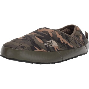 THE NORTH FACE Women’s Thermoball Traction Mule V Winter Shoe | Insulated & Water Repellent, Rubber Outsole(Green Nwtpgn Brntolvgnwdlndcmpt Gx1)