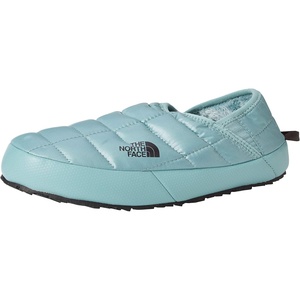 THE NORTH FACE Women’s Thermoball Traction Mule V Winter Shoe | Insulated & Water Repellent, Rubber Outsole(Trellis Green/Tnf Black)