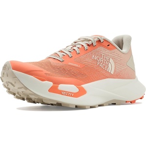 THE NORTH FACE Women’s Vectiv Enduris 4 Trail Running Shoe | Rubber Outsole, High Traction 4mm Lugs(Citrus Rust/Calacatta)