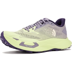 THE NORTH FACE Women’s Vectiv Enduris 4 Trail Running Shoe | Rubber Outsole, High Traction 4mm Lugs(Transcendent Grey/Lemon Mist)
