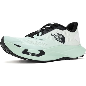 THE NORTH FACE Women’s Vectiv Enduris 4 Trail Running Shoe | Rubber Outsole, High Traction 4mm Lugs(White Ash/Opal Frost)