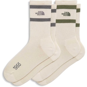 The North Face Unisex Adult Everyday Crew Heritage Stripe Sock – 2-pack Breathable Socks for Men & Women, Light Padding, Ergonomic