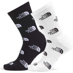 The North Face Unisex Adult Everyday Logo Crew Sock | 2-pack Breathable Stretchy Socks for Men & Women With Light Padding & Ergonomic Toe Box