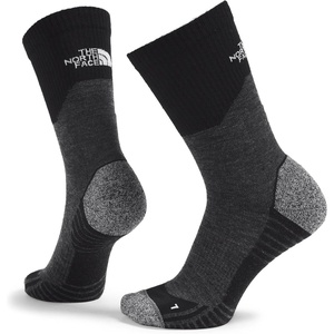 The North Face Unisex Adult Hiking Crew Sock – Merino Wool Crew Length Socks for Men & Women, Light Cushioning, Extended Heel(Tnf Black)