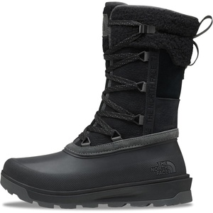 The North Face Women’s Shellista V Mid Insulated Waterproof Snow Boot | Molded 4.5 Mm Lugs, Rubber Outsole(Tnf Black/Asphalt Grey)