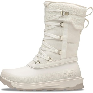 The North Face Women’s Shellista V Mid Insulated Waterproof Snow Boot | Molded 4.5 Mm Lugs, Rubber Outsole(White Dune/White Dune)