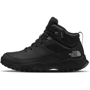 The North Face mens Storm Strike Iii Waterproof Insulated Hiking Shoe | Warm Insulation & Rubber Outsole(Tnf Black/Asphalt Grey)