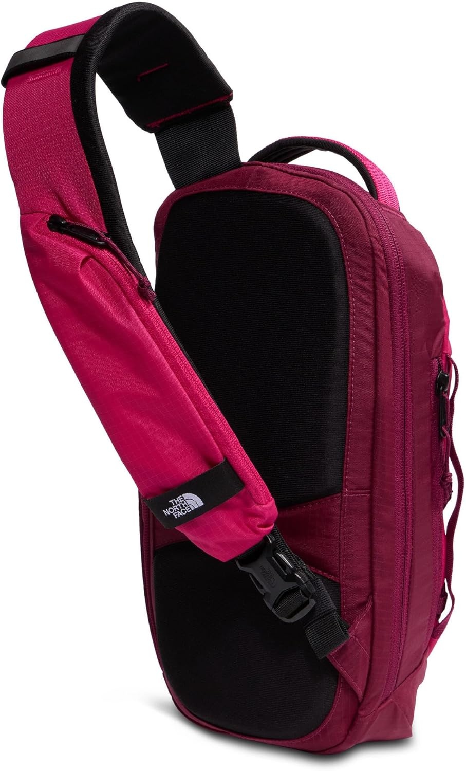 imageTHE NORTH FACE Borealis SIing Bag Crossbody Adjustable Strap Water Repellent Finish Multiple Compartments Tablet SleeveLali GuranBurgundy CrushTnf Black