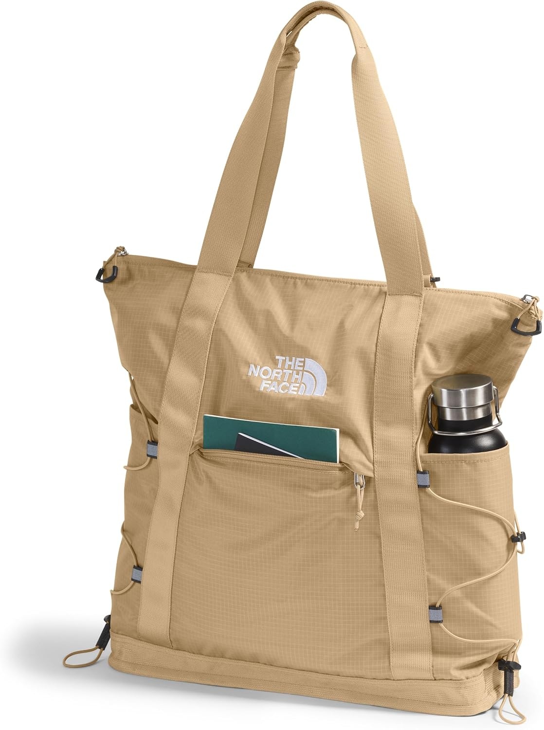 imageTHE NORTH FACE Borealis Tote Bag Over Shoulder amp Backpack Carry Options Water Repellent 16 Laptop SleeveKhaki Stone