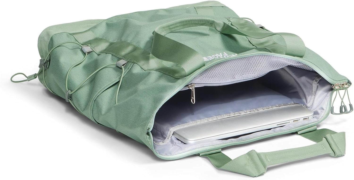 imageTHE NORTH FACE Borealis Tote Bag Over Shoulder amp Backpack Carry Options Water Repellent 16 Laptop SleeveSlate Moss Dark HeatherSlate Moss