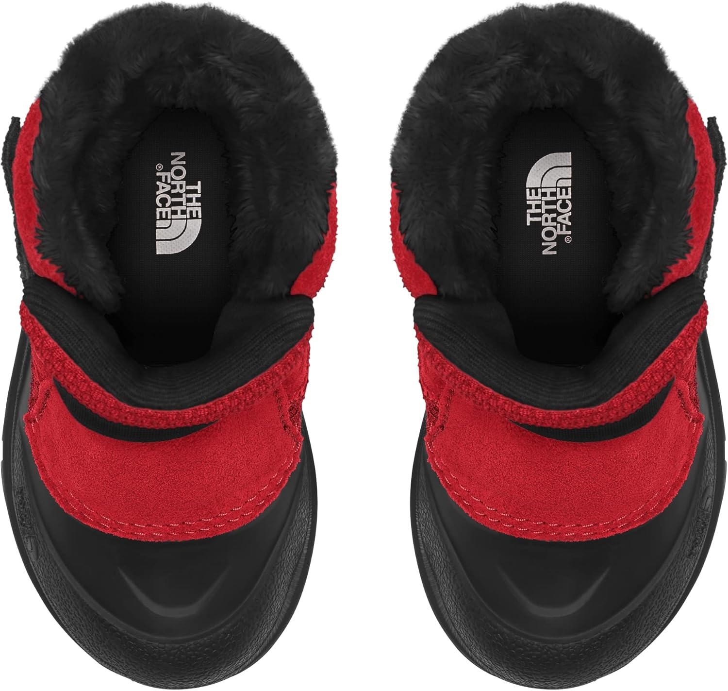 imageTHE NORTH FACE Kids Alpenglow II Insulated Snow Boot Waterproof Construction amp Durable Rubber OutsoleFiery RedTnf Black