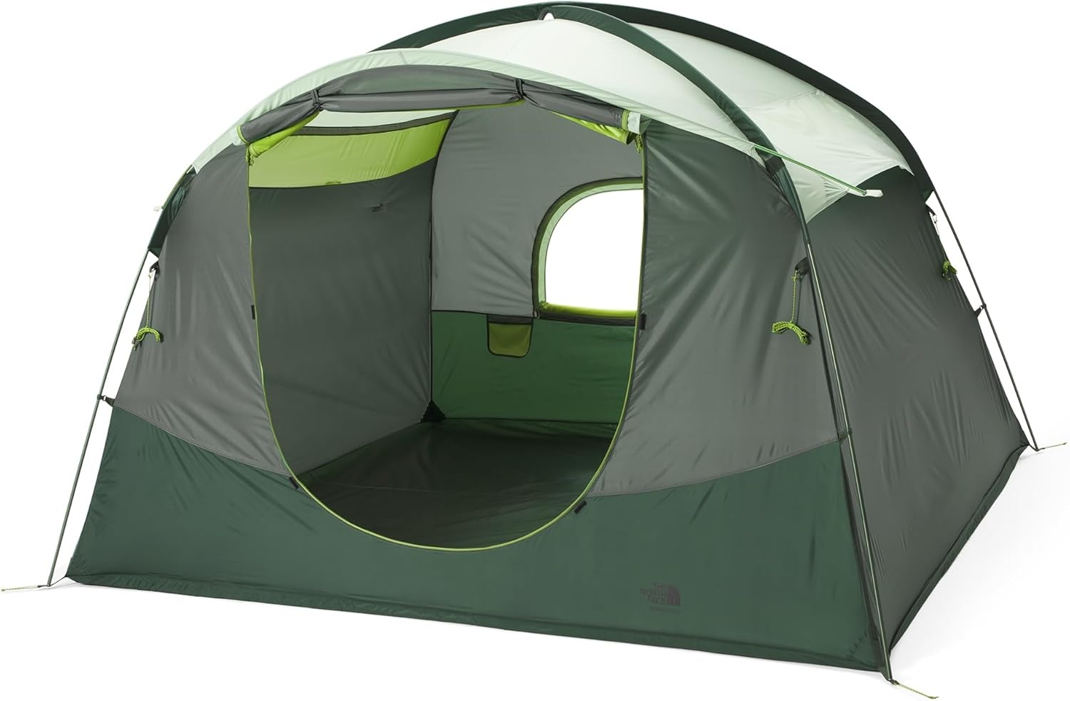 imageTHE NORTH FACE Sequoia Tent Waterproof Camping Tent Spacious amp Easy to Set Up Front amp Back Zipper Doors Side WindowsAgave GreenGranny Smith