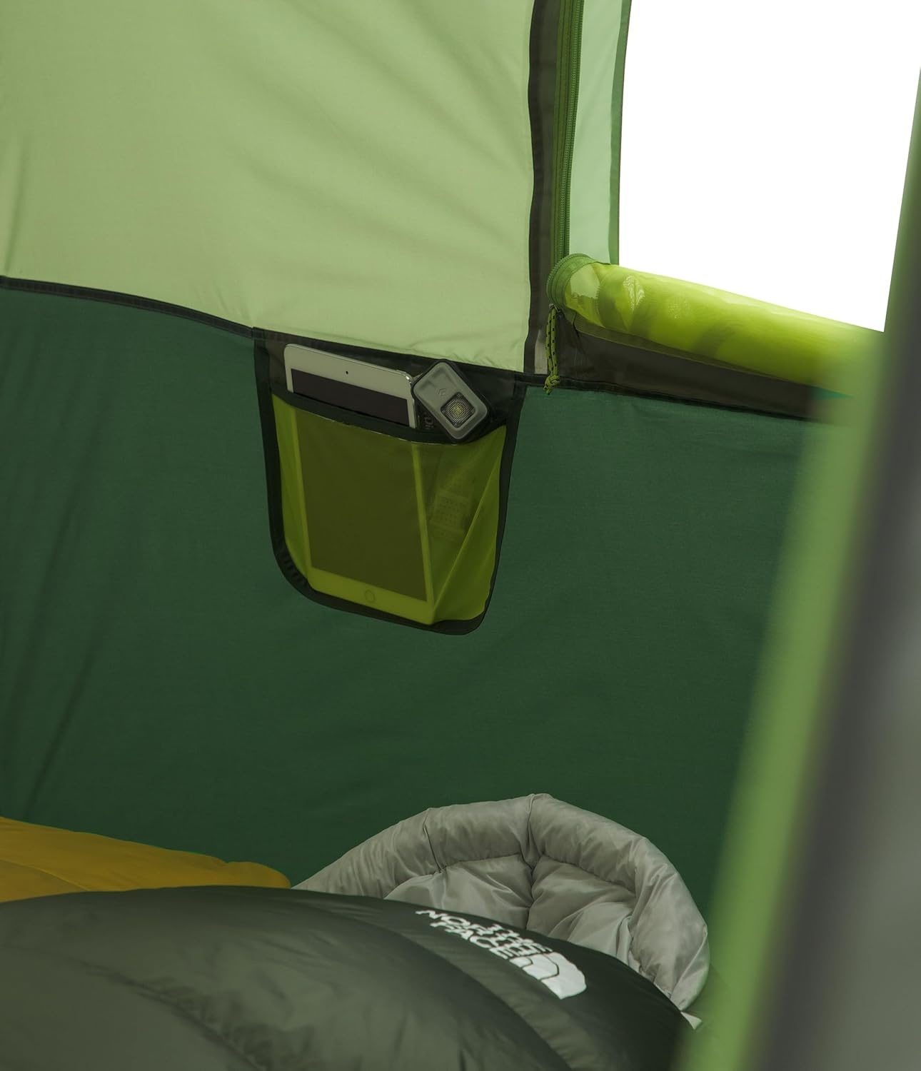 imageTHE NORTH FACE Sequoia Tent Waterproof Camping Tent Spacious amp Easy to Set Up Front amp Back Zipper Doors Side WindowsAgave GreenGranny Smith