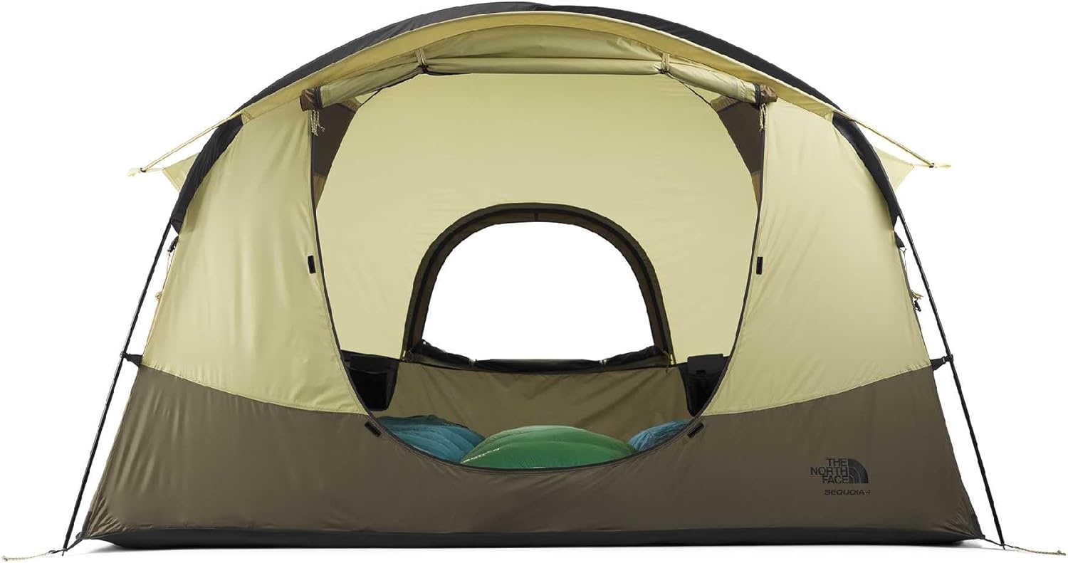imageTHE NORTH FACE Sequoia Tent Waterproof Camping Tent Spacious amp Easy to Set Up Front amp Back Zipper Doors Side WindowsPearCedar