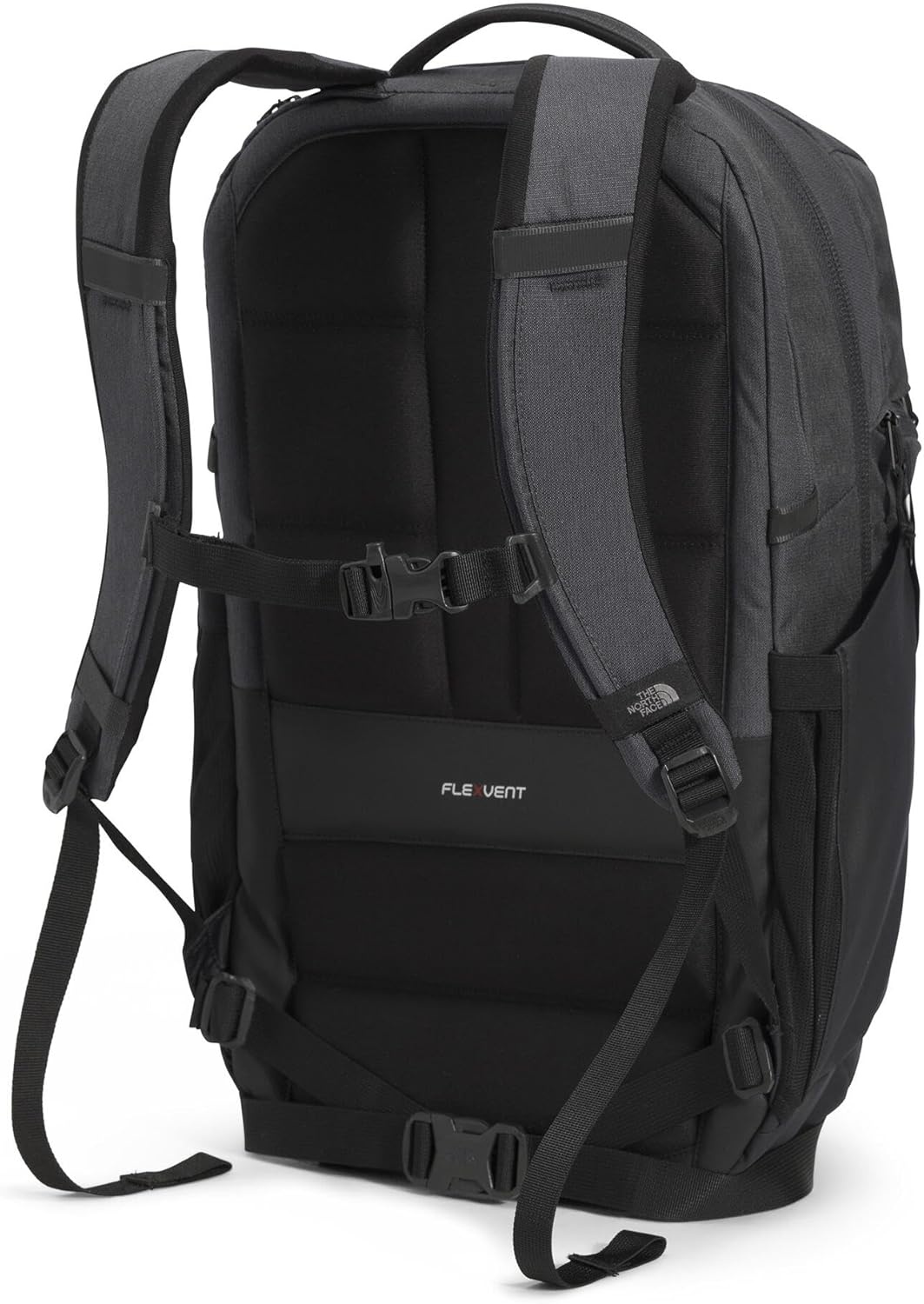 imageTHE NORTH FACE Surge Commuter Laptop Backpack Daypack With Water Repellent Finish 16 Laptop Sleeve Reflective DetailsAsphalt Grey Light HeatherTnf Blacknpf