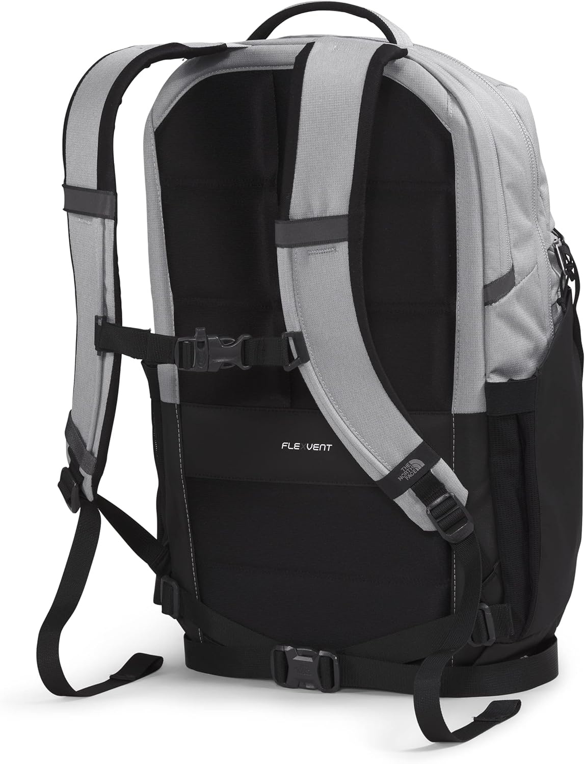 imageTHE NORTH FACE Surge Commuter Laptop Backpack Daypack With Water Repellent Finish 16 Laptop Sleeve Reflective DetailsMeld Grey Dark HeatherTnf Black