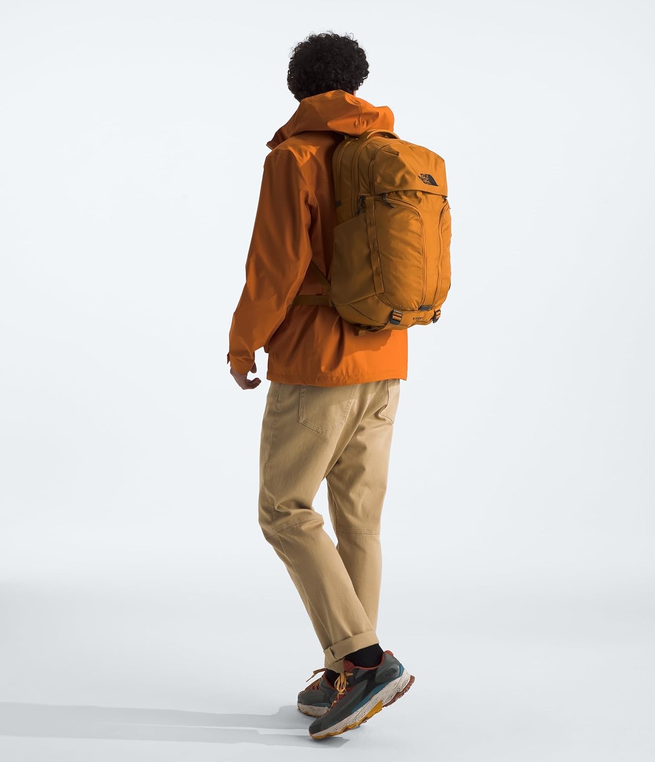 imageTHE NORTH FACE Surge Commuter Laptop Backpack Daypack With Water Repellent Finish 16 Laptop Sleeve Reflective DetailsTimber Tan