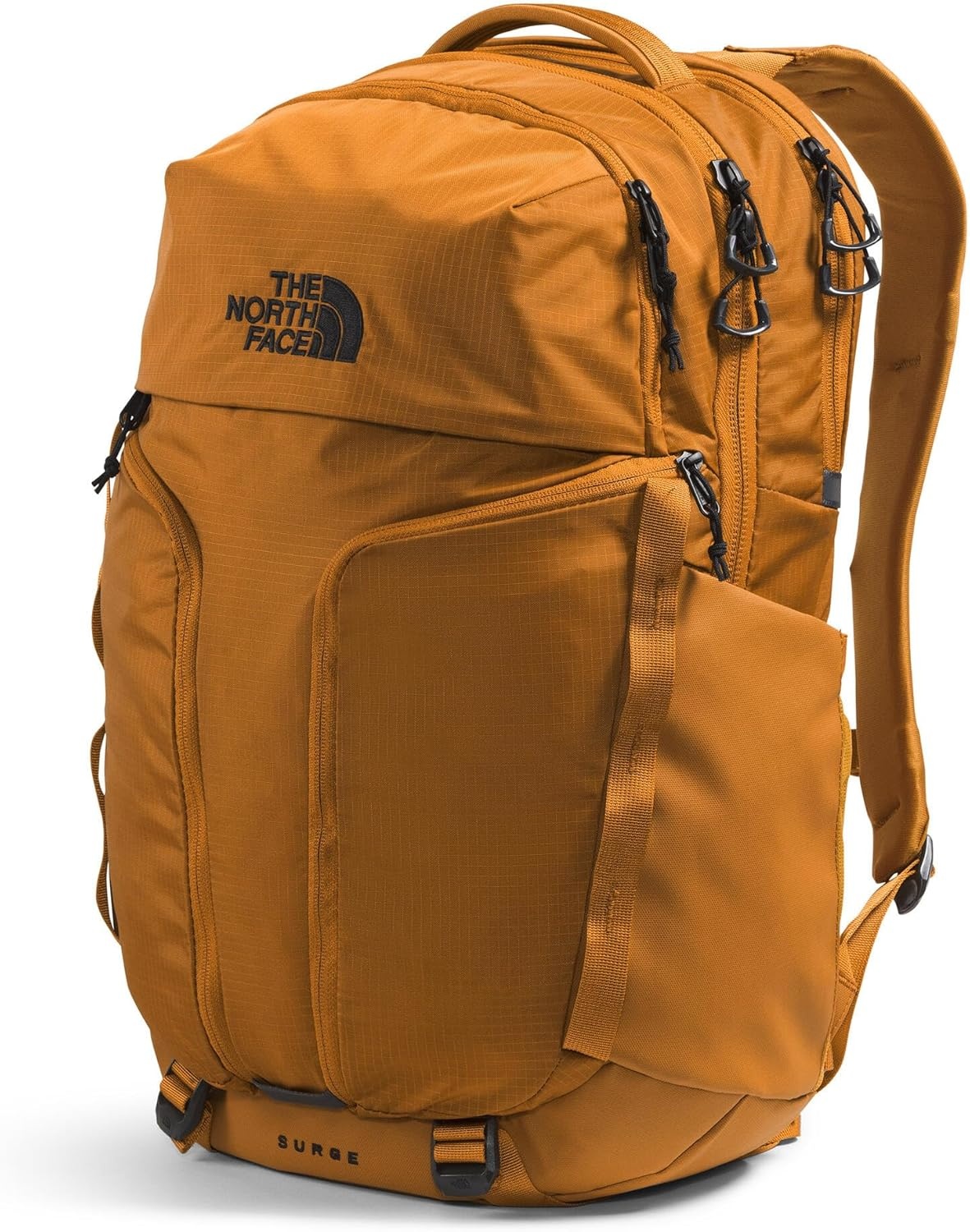 imageTHE NORTH FACE Surge Commuter Laptop Backpack Daypack With Water Repellent Finish 16 Laptop Sleeve Reflective DetailsTimber Tan