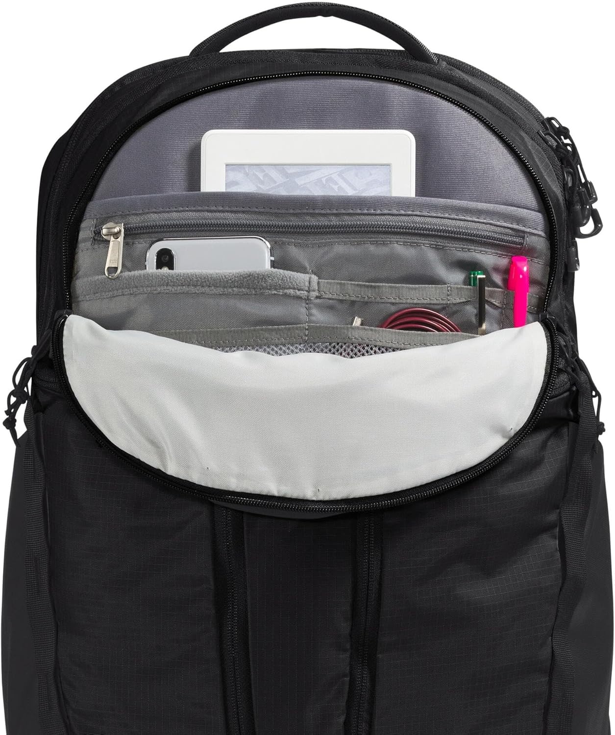 imageTHE NORTH FACE Surge Commuter Laptop Backpack Daypack With Water Repellent Finish 16 Laptop Sleeve Reflective DetailsTnf BlackTnf Blacknpf